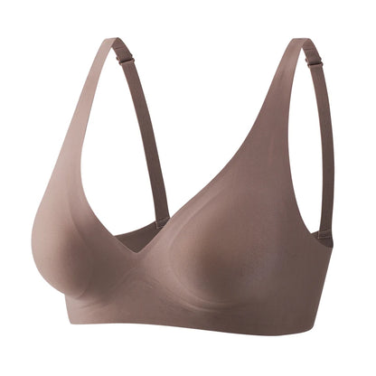 Wireless Push Up Bra - Seamless Jelly Bra With Wire Free Support & Adjustable Straps