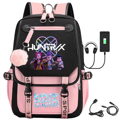 Kpop Demon Hunters Backpack - Large Capacity Multi Functional School Bag for Teens