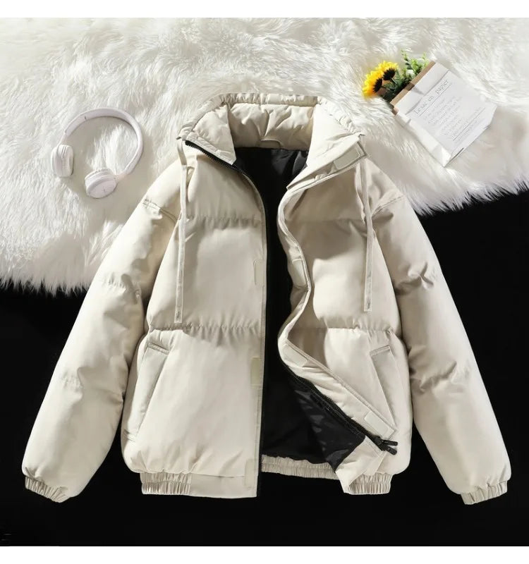 Autumn Winter Outerwear Puffer Jacket Men Outdoor Windproof Parkas Plus Size 8XL High-quality Stand Collar Padded Jacket for Men