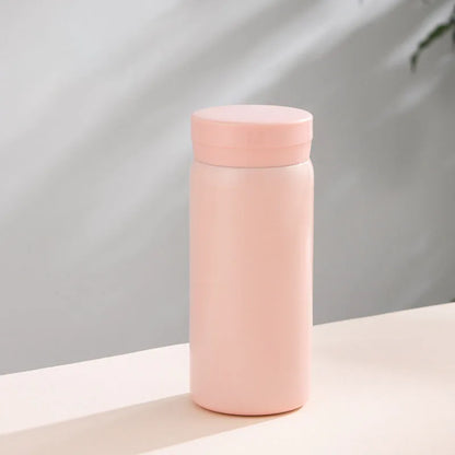 200ML/350ML Mini Thermos Cup Small Capacity Vacuum Flask Stainless Steel Pocket Cup Coffee Mug Kids Insulated Hot Water Bottle
