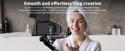 64MP Digital Camera - 5K Video, 16X Optical Zoom & WiFi Camera Control for Vlogging