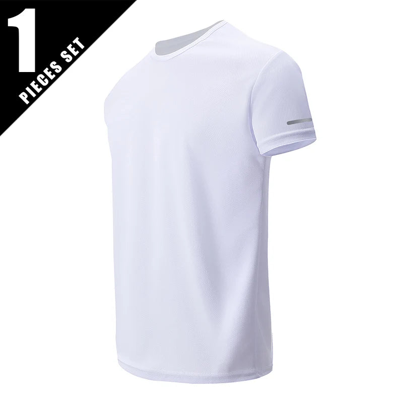 Men's Quick Dry T-Shirt - Four Season Sports Tee | Breathable Polyester, Plus Size