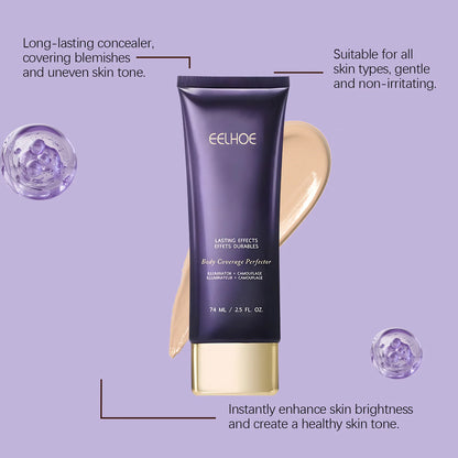 EELHOE Body Concealer Full Coverage Covering Tattoo Sweatproof Waterproof Body Foundation Body Coverage Perfector Makeup