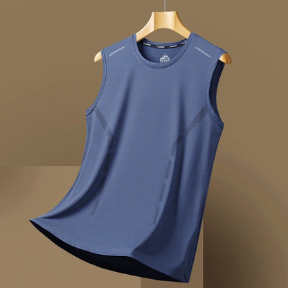 YJKVUR Sports Quick Dry Sleeveless T-Shirt for Men Summer Men Basketball Gym Clothing Breathable Lightweight Plus Size Tank Top