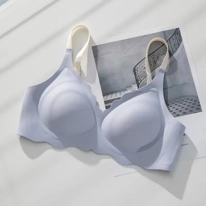 Wire Free Bra - Seamless Push Up Adjustable Sling Bra With Upper Support