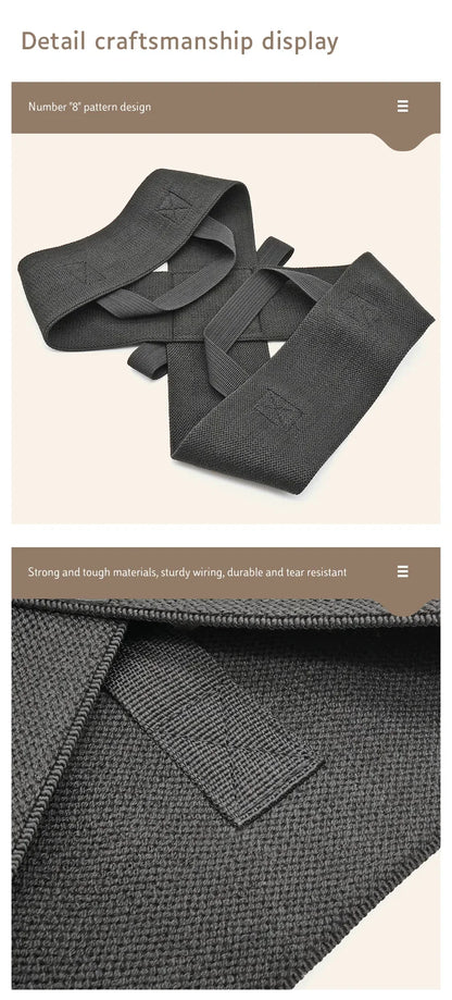 Black Durable Open Shoulder Beauty Back Traction Shoulder Strap Chest Hunchback Corrector Breathable Invisible High Elastic Belt
