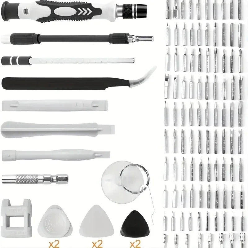 115-in-1 Magnetic Precision Screwdriver Set - Multifunctional Repair Tools Kit for DIY and Household Use