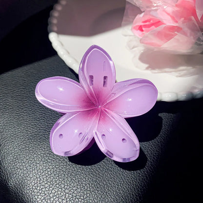 2025 New Vacation Egg Flower Hair Clips Hawaii Beach Claws Bohemian Hairpin for Girls Women Hair Claws