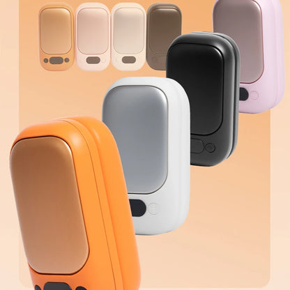 Magnetic Hand Warmer Rechargeable - 4 Colors (Orange/Pink/White/Black) Fast Heating 2-in-1 Pocket Heater for Winter Outdoor