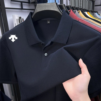 Mercerized Cotton100% Men's Summer Luxury Brand Short Sleeves Polo Shirt 25 Colors Choose From T-Shirt Business Leisure Men Top