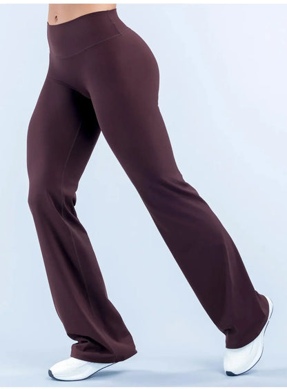 Women Seamless Yoga Gym Pants high waist Clothes Naked Feel Yoga Pants Workout Fitness Leggings Fashion Casual Wide-leg legging