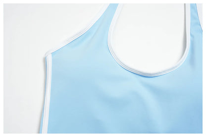 2 Pieces Workout Suit Women Yoga Outfits Athletic Wear Shockproof Halter Sports Bra High Waist Butt Lift Yoga Pants Fitness Suit