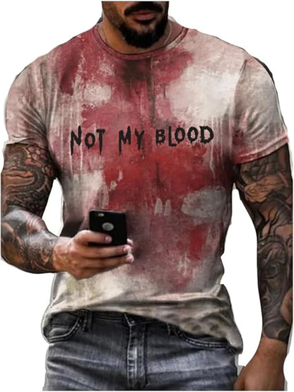 3D Printed Horror T-Shirt - Casual Short Sleeve Tee for Men and Women - ZOOMNSTORE