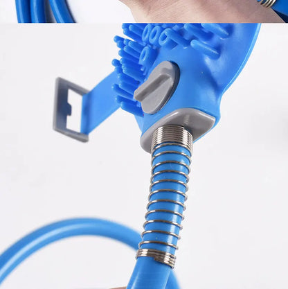 2 IN 1 Pet Bathing Shower Brush Comb Dogs Cats Multifunctional Shower Easy Bathing Garden Sprayer Pets Cleaning Grooming Tools