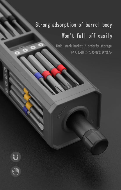 Precision Screwdriver Set - 324346 in 1 Multifunctional Tool with Magnetic Torx Phillips Bits for iPhone and Glass Repair