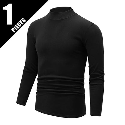 2/4 Piece Men's And Teenagers' Thermal Underwear Set Simple And Fashionable Long Sleeve Bottoming Shirt Elastic Waist Trousers P