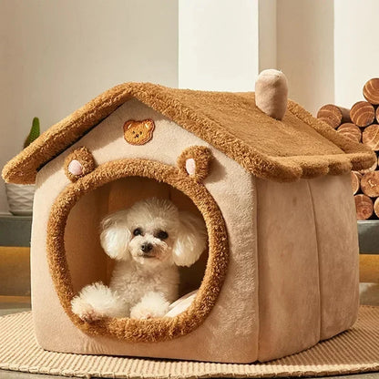 winterFolding houses for small and medium sized dogs and cats, mattresses, pet products, puppy baskets, winter kennels