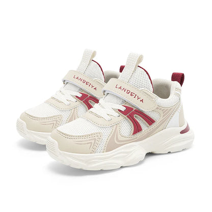 New Boy Girl Shoes Hot Selling Breathable Children Sneakers Comfort Soft Running Shoes Classic Simple Color Blocked Casual Shoes