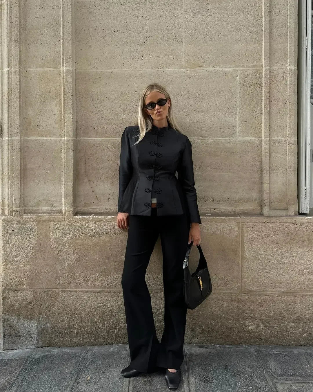 Elegant Satin Coat – Women's Satin Jacket With Cinched Waist & Button Closure