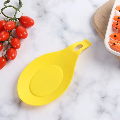 Silicone Spoon Holder | Heat Resistant Mat & Spatula Rest for Kitchen Utensils