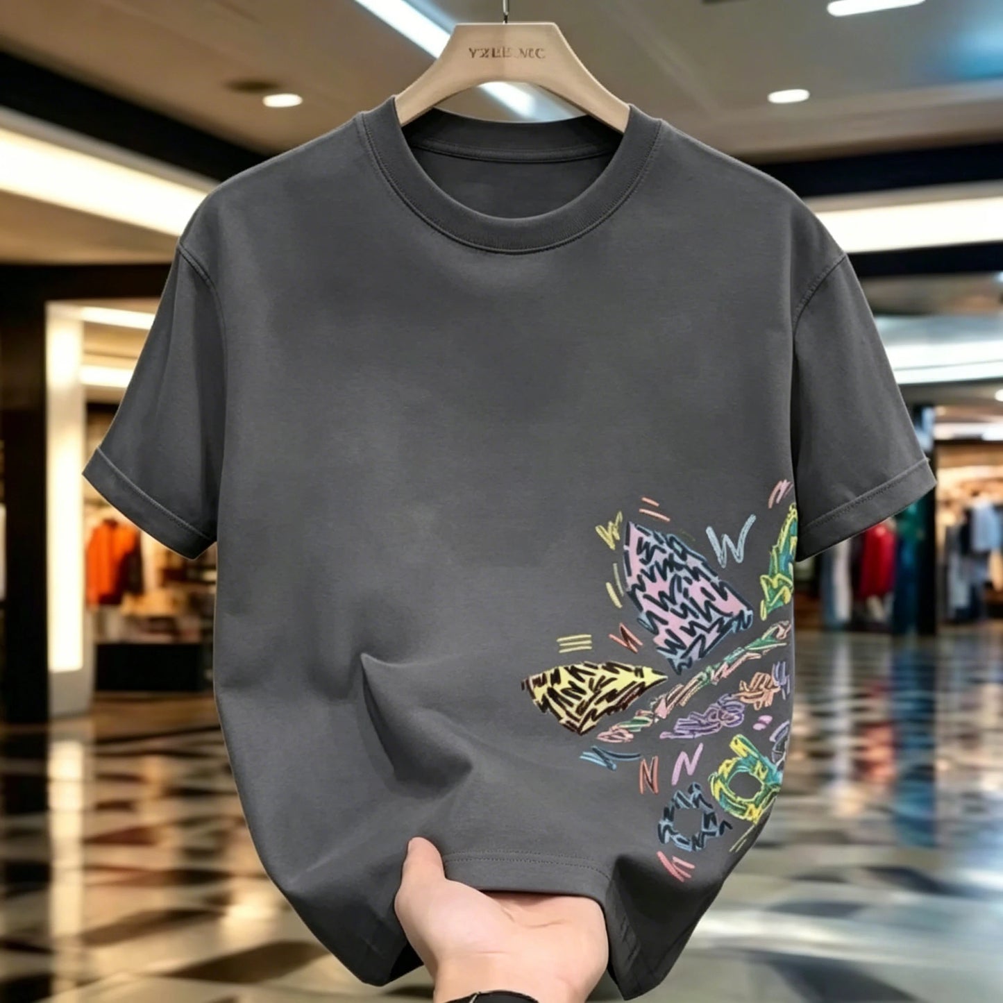 2026 New Fashion Bestseller Loose O-neck Cotton Short Sleeve T-shirt Stylish Breathable Daily Casual Unisex Tops For Men Women