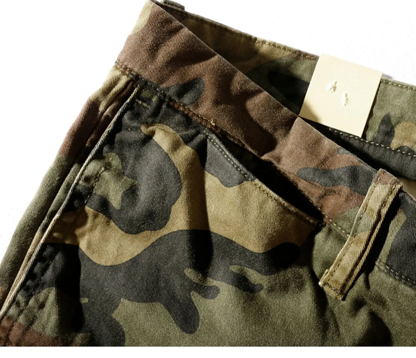 Sand Desert Jungle Camouflage Pattern Shorts for Men Summer Retro American Cotton Half Pants Youth Male Casual Straight Workwear