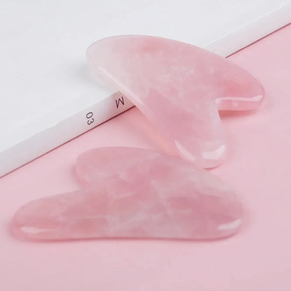 Smooth Natural Jade Gua Sha Board Portable Home Facial SPA Massage Tool Gentle Daily Skin Care Unisex Beauty Accessory