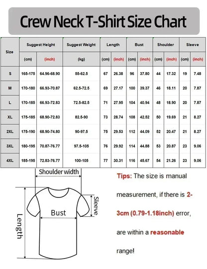Luxury Summer T-Shirt - Men's Breathable Cotton Knit Medusa Print Tee for Daily Commuting
