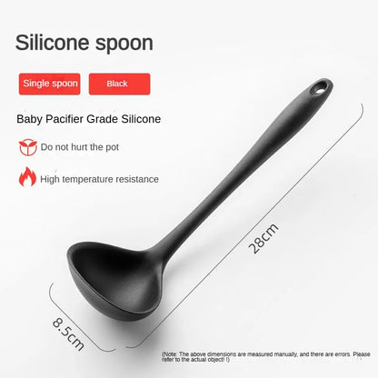Silicone Spatula Set | 5-Piece Heat Resistant Kitchen Cooking Tool Set