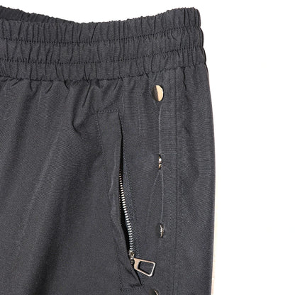 Side Button Embroidery Water Proof Thin Summer Shorts for Men Elastic Waist Drawstring Baggy Quick Dry Five Point Pants