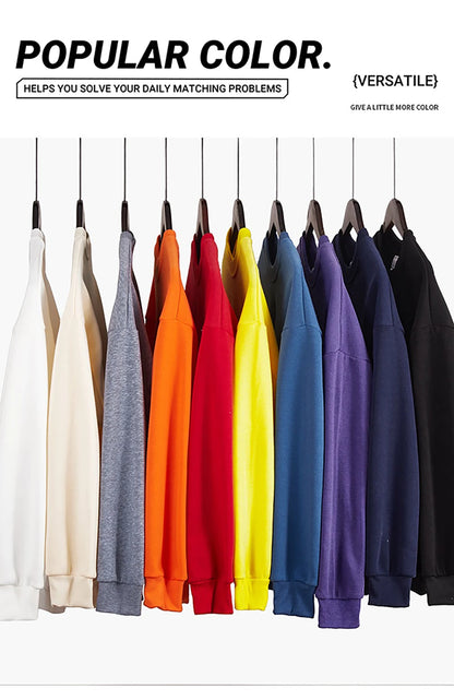 Simple autumn women's hoodie, casual fleece long sleeved warm full set women's pullover