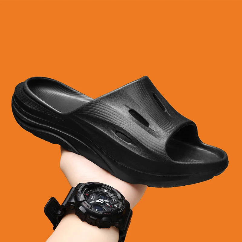 Boys Fashion Casual Sports platform Sandals 2024 Outdoor Non-slip Beach Slippers Men's Flip-flops Bathroom Sandals