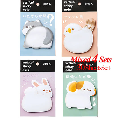Kawaii Sticky Notes - Cute Journaling Memo Pads for To-Do Lists and Planning