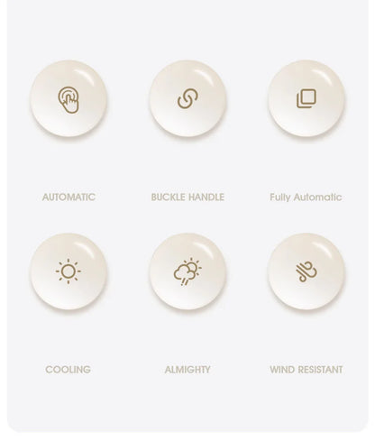 Xiaomi 126cm Extra Large Umbrella Wind-resistant Rain-resistant Dual-purpose UV-resistant Fully Automatic Ring-buckle Umbrella