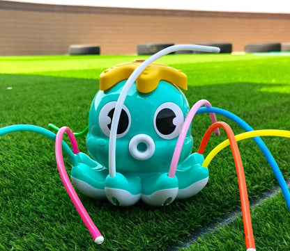 Octopus Sprinkler Water Spray Outdoor Toy Backyard Garden Water Toys Summer Yard Cartoon Splash Sprinkler Baby Bath Toy for Kids