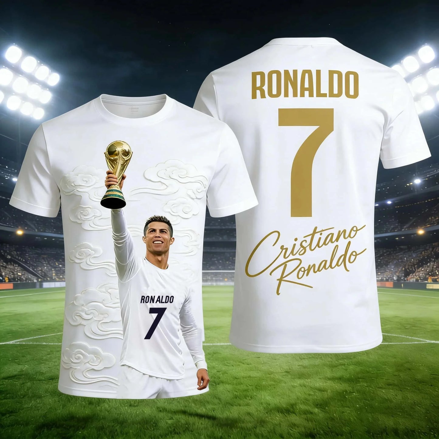 Men T Shirt Women Tee Boys Girls Top Adults Children Parent Child quick dry kid Tshirts Ronaldo No 7 Football Training Top New