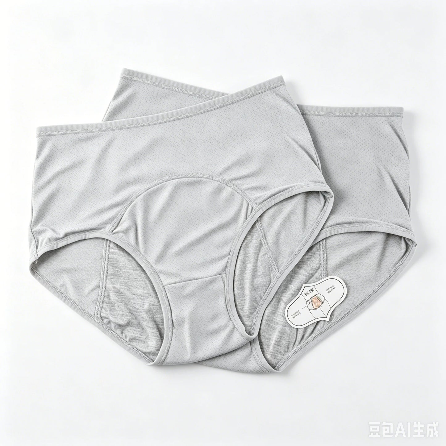 2PCLeak Proof Menstrual Period Panties Women Underwear Physiological Pants Cotton Health Seamless Briefs High Waist  Dropshiping
