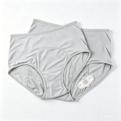 2PCLeak Proof Menstrual Period Panties Women Underwear Physiological Pants Cotton Health Seamless Briefs High Waist  Dropshiping