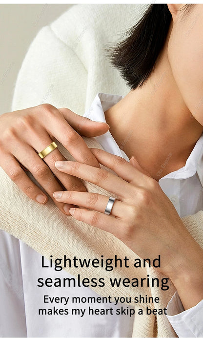 New Smart Ring Waterproof Health Monitor Smartring Take Photo Exercise Record Bluetooth Ring Birthday Gift Men Women