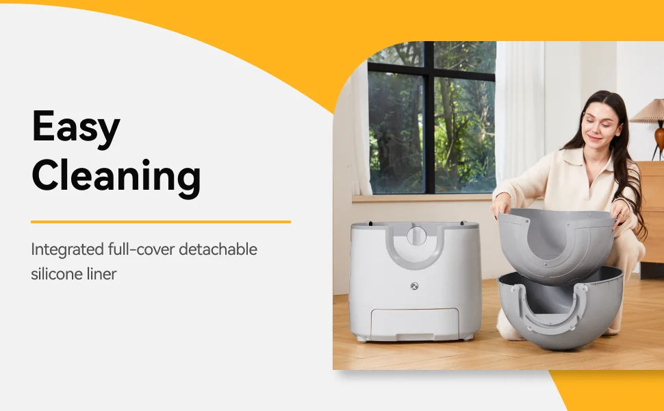Automatic Smart Cat Litter Box - Self-Cleaning High-Capacity 11L Pet Toilet Tray - ZOOMNSTORE
