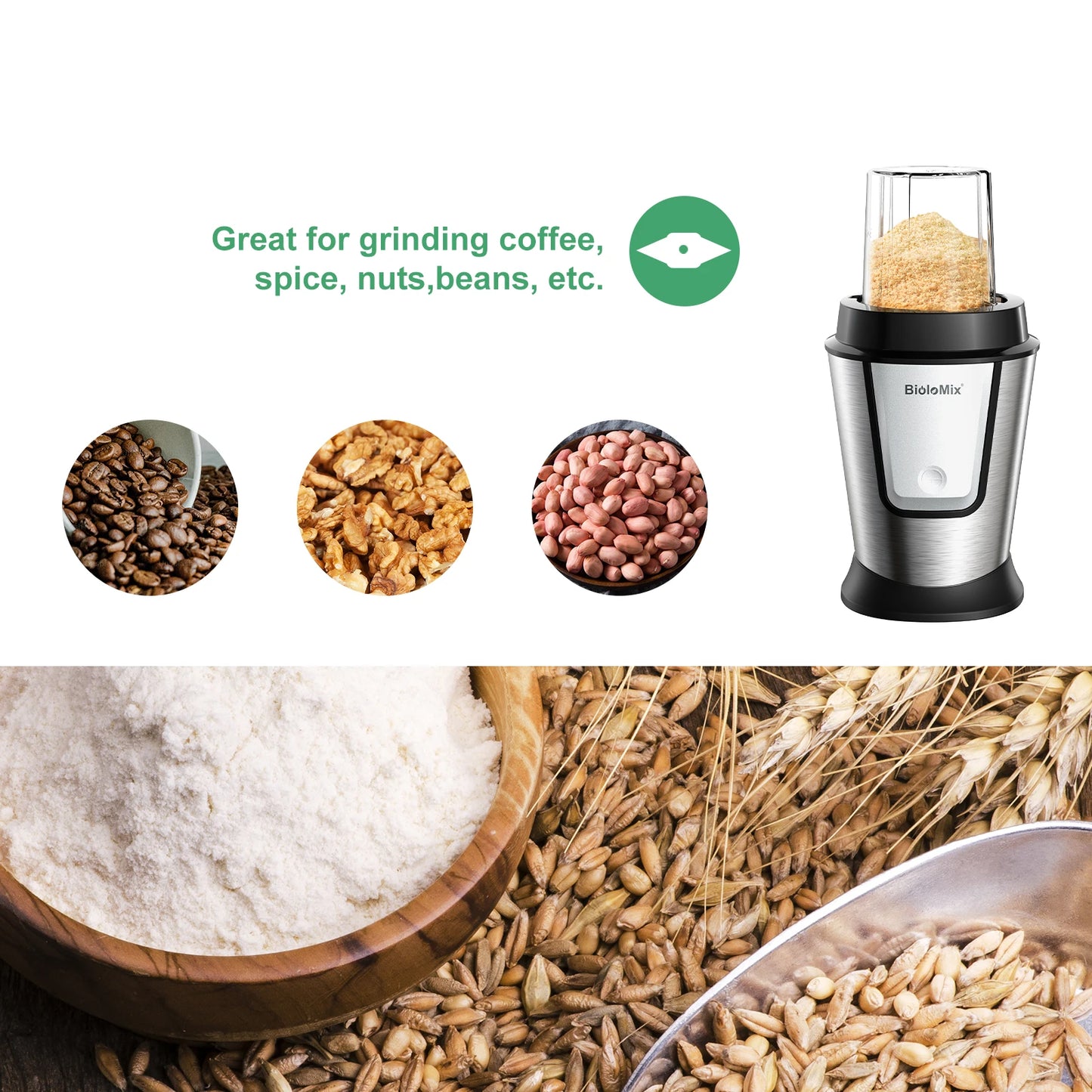 3-in-1 Food Processor - 700W Portable Juicer Blender  Chopper