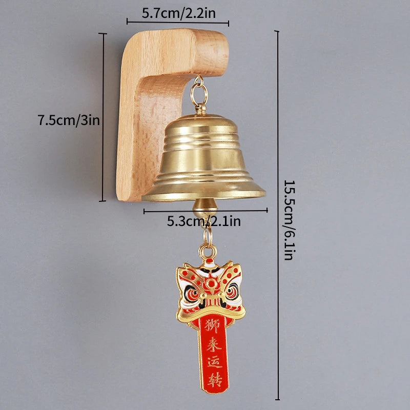 Wooden Door Bell Japanese Wind Chime Door Chime Room Decor Home Front Doorbell Landscape Bell Shopkeeper Remind Bell 풍경
