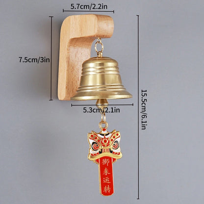 Wooden Door Bell Japanese Wind Chime Door Chime Room Decor Home Front Doorbell Landscape Bell Shopkeeper Remind Bell 풍경
