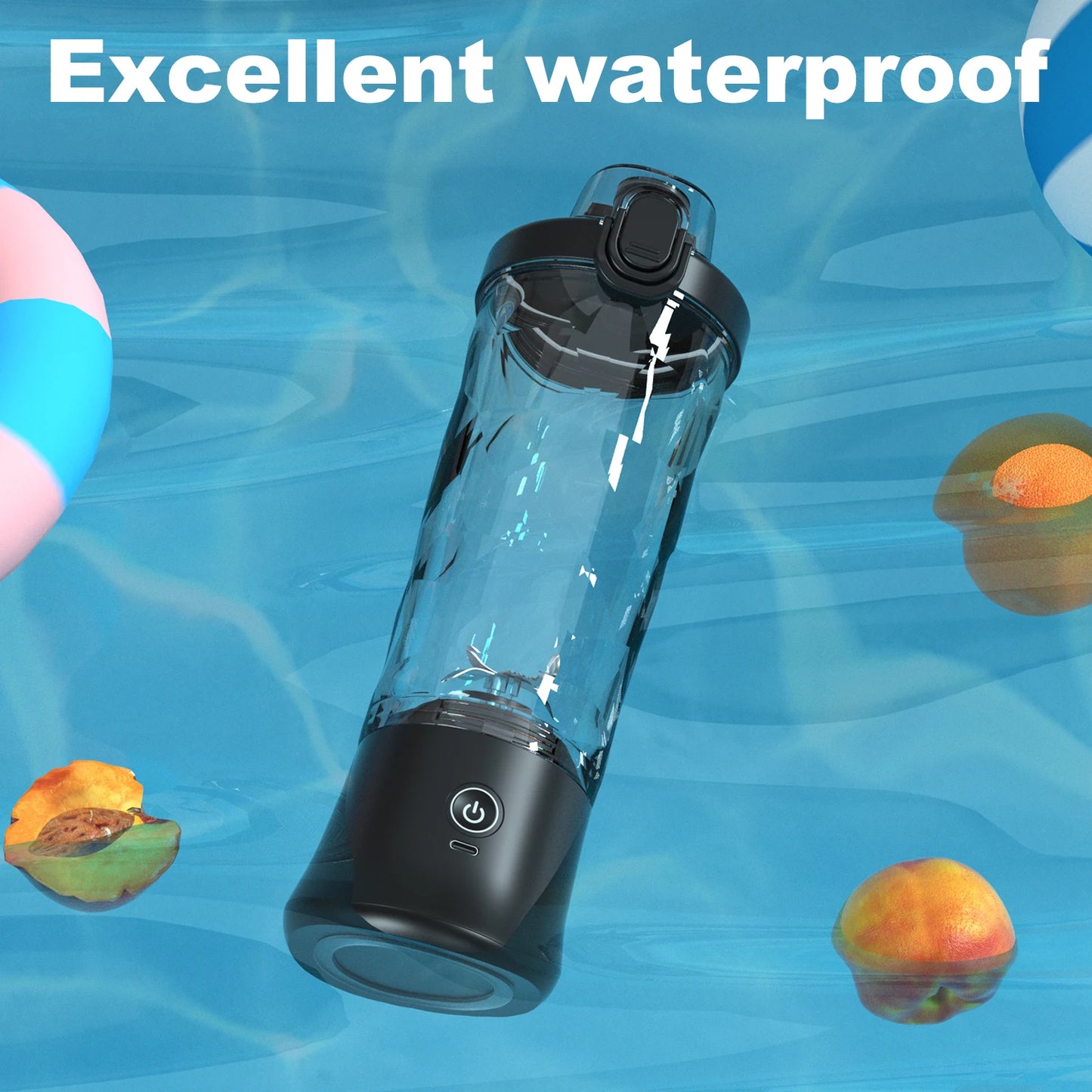 Portable USB Juicer Blender - 600ml Electric Fruit Smoothie Maker