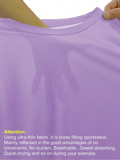 Women's Quick-Dry Sport T-Shirt – Ultralight Breathable Running Top