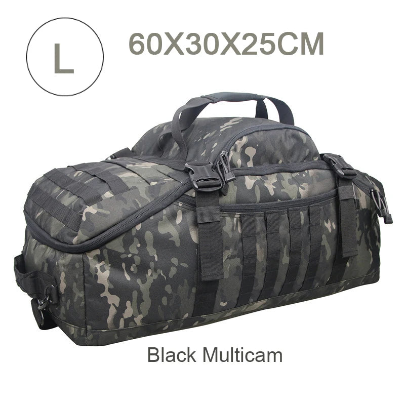 Molle Tactical Backpack - 30L50L80L Outdoor Mountaineering Bag for Hiking  Camping