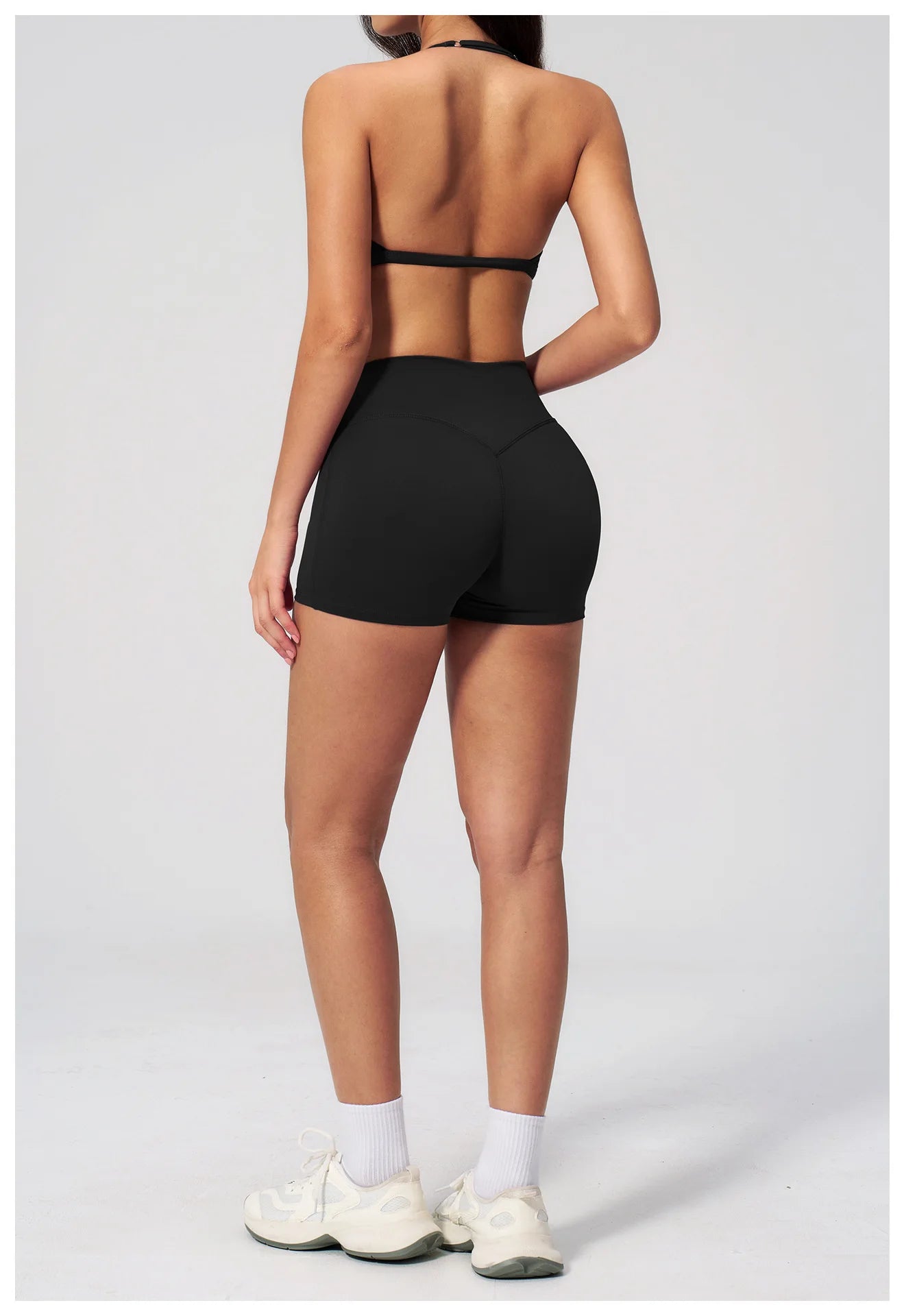 Summer Yoga Set 2 Pieces Women Tracksuit Workout Clothes Sports Outfits High Waist Shorts Fitness Sports Suit Female Gym Clothes