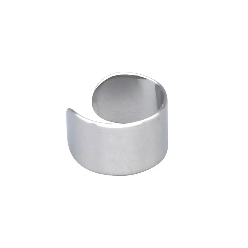Men's Ear Cuff – Stainless Steel Non-Piercing Clip Earring (Single)