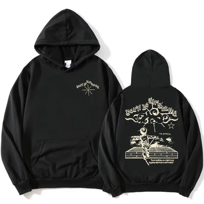 Alex Warren You'll Be Alright, Kid Hoodies Fashion Long Sleeve Hooded Sweatshirts Casual Design Graphic Print Pullovers Unisex