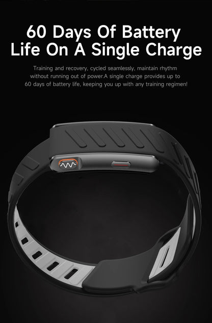 2026 New Screenless Fitness Tracker Health Smart Band ECG+PPG Uric Acid Blood Oxygen Body analysis Smart Bracelet For Men Women
